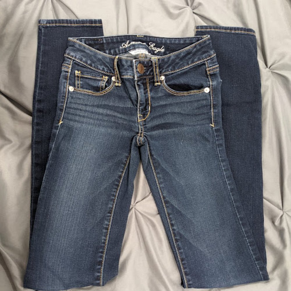 American Eagles Outfitters size 00 long super skinny stretch Jean